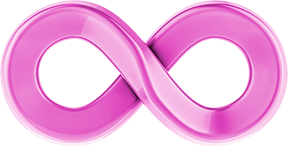 simbolo inifinito rosa